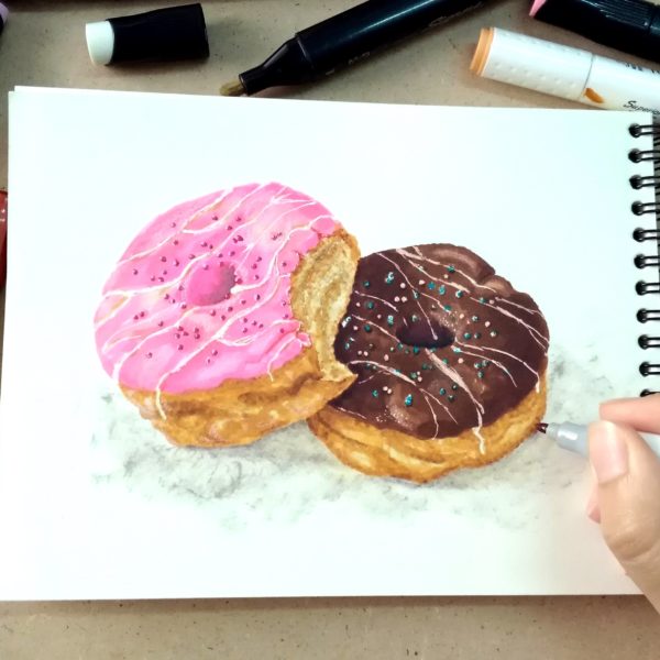 Ink Markers: Food Drawing and Illustration - Online Course