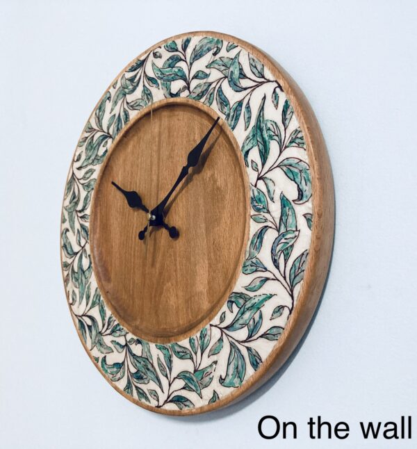 Wooden-wall-clock